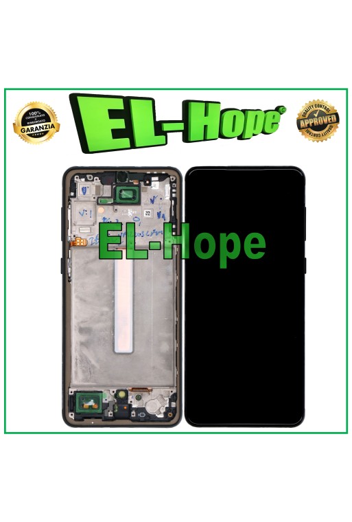 TFT-LCD-DISPLAY + RAHMEN FÜR SAMSUNG GALAXY A33 5G SM-A336B TOUCH SCHWARZES GLAS