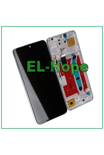 LCD-DISPLAYRAHMEN FÜR HONOR X8 4G TFY-LX1 L026 L036 TOUCHSCREEN SILBERGLAS