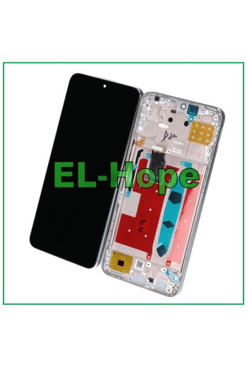 LCD-DISPLAYRAHMEN FÜR HONOR X8 4G TFY-LX1 L026 L036 TOUCHSCREEN SILBERGLAS