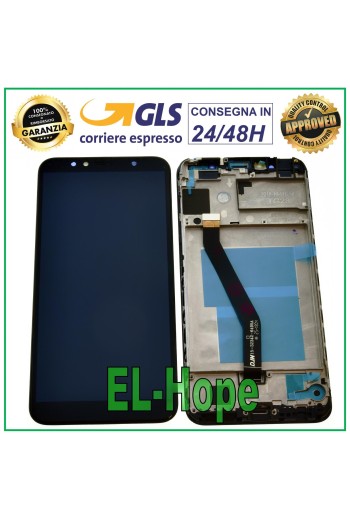 LCD-DISPLAYRAHMEN FÜR HUAWEI HONOR 7A AUM-L29 AUM-L41 TOUCHSCREEN SCHWARZER BILDSCHIRM