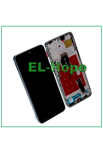 LCD-DISPLAY + RAHMEN FÜR HONOR X8A CRT-LX1 LX2 TOUCHSCREEN GLASBILDSCHIRM GRAU