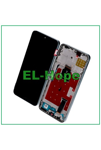 LCD-DISPLAY + RAHMEN FÜR HONOR X8A CRT-LX1 LX2 TOUCHSCREEN GLASBILDSCHIRM GRAU