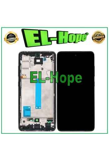 TFT-LCD-DISPLAY FÜR SAMSUNG GALAXY A52 5G 2021 SM-A525F A526B TOUCH-RAHMEN SCHWARZ