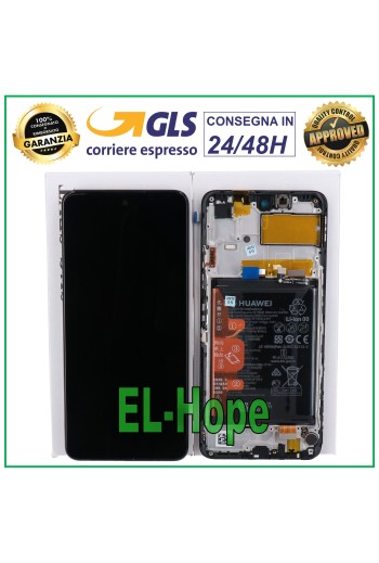 TOUCH-DISPLAY + ORIGINAL-LCD HUAWEI P SMART 2021 PPA-LX2 / HONOR 10X LITE SCHWARZ