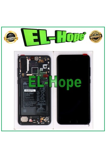 ORIGINAL LCD-TOUCH-DISPLAY + AKKU HUAWEI P20 PRO CLT-L09 L29 L04 L09C SCHWARZ