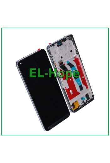 LCD-DISPLAYRAHMEN FÜR HUAWEI HONOR 50 LITE NTN-LX1 L22 TOUCHSCREEN SILBERGLAS