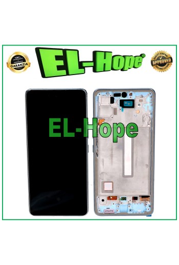 OLED-LCD-DISPLAY FÜR SAMSUNG GALAXY A53 5G 2022 SM A536 A536B TOUCH-RAHMEN BLAU