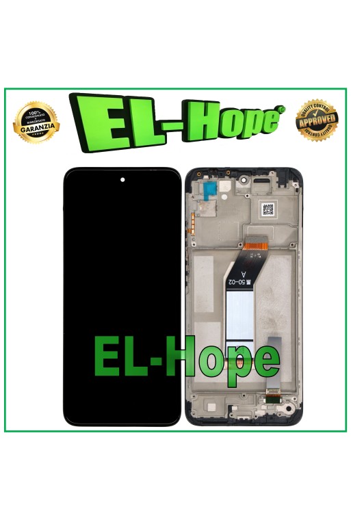 LCD-DISPLAY + RAHMEN FÜR XIAOMI REDMI 10 2022 22011119UY 21121119SG TOUCHSCREEN