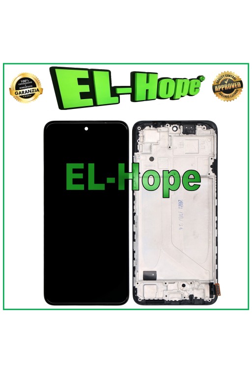 TFT-LCD-DISPLAY + RAHMEN FÜR XIAOMI REDMI NOTE 10 M2101K7AI M2101K7AG TOUCH-GLAS