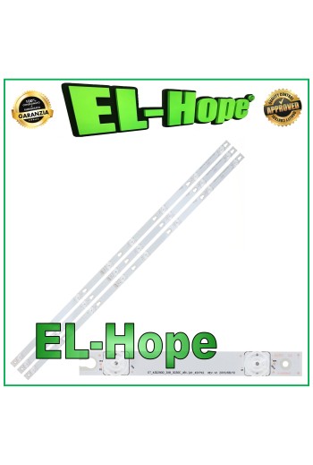 KIT 3 BARS 8 LEDs FÜR 43  TV TCL TOT-43D2900-3X8-3030C 43D2900 43DP608 U43P6046