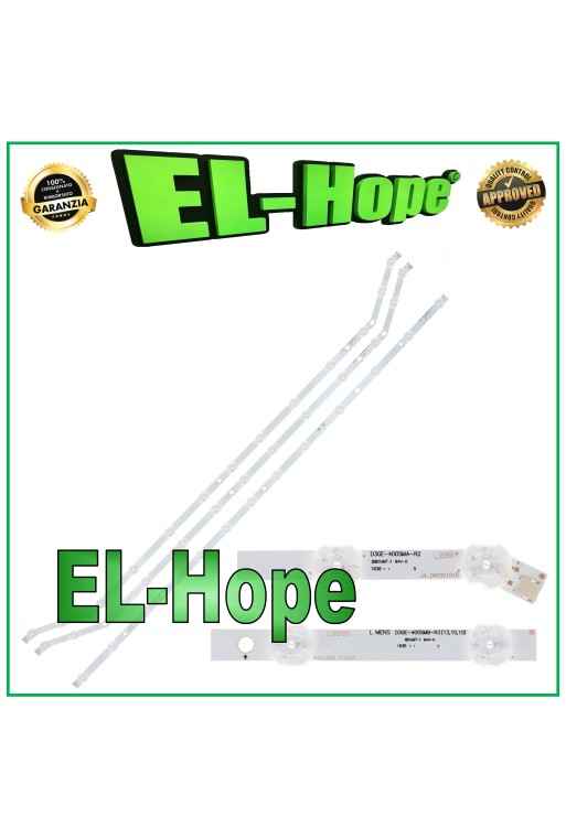 KIT 3 LED-LEISTEN FÜR 40  SAMSUNG TV D3GE-400SMA-R2 D3GE-400SMB-R2 UE40H5303AK