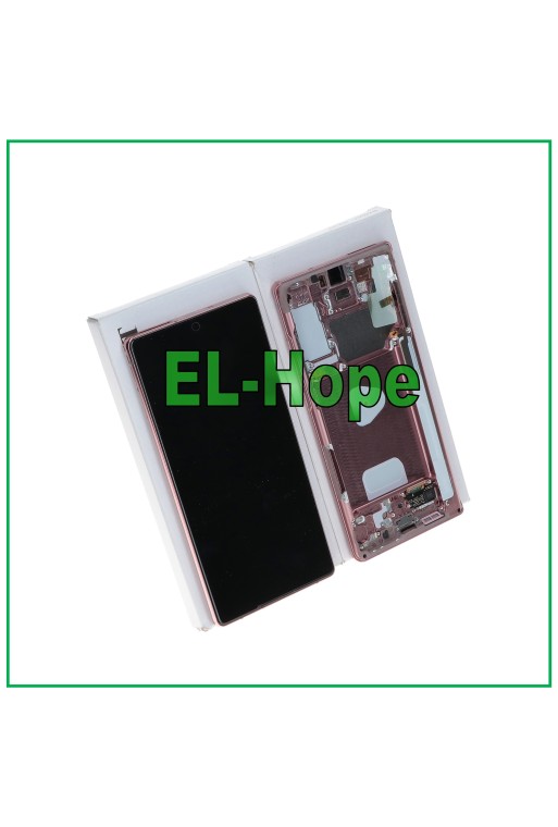 ORIGINAL SERVICE LCD DISPLAY SAMSUNG GALAXY NOTE 20 SM N980 N981 TOUCH BRONZE