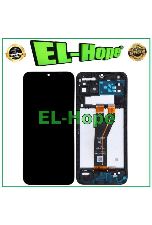 LCD-DISPLAY + RAHMEN FÜR SAMSUNG GALAXY A14 5G SM-A146B TOUCH-GLAS MONTIERT