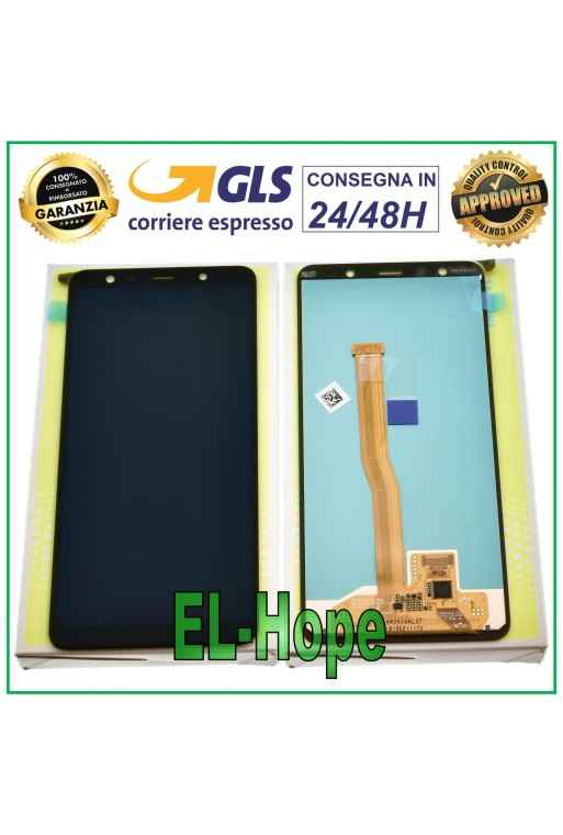 ORIGINAL LCD-DISPLAY SAMSUNG GALAXY A7 2018 A750F SM-A750F TOUCHSCREEN SCHWARZ