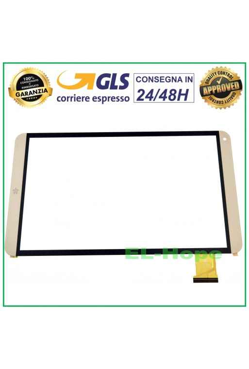 TOUCHSCREEN-GLAS MEDIACOM SMARTPAD HX 10 HD M-SP10HXAH ORIGINAL GOLD GOLD