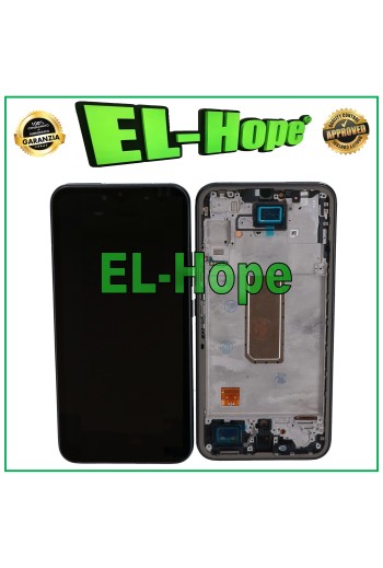 OLED LCD DISPLAY + RAHMEN FÜR SAMSUNG GALAXY A34 5G SM-A346B TOUCHSCREEN SCHWARZ