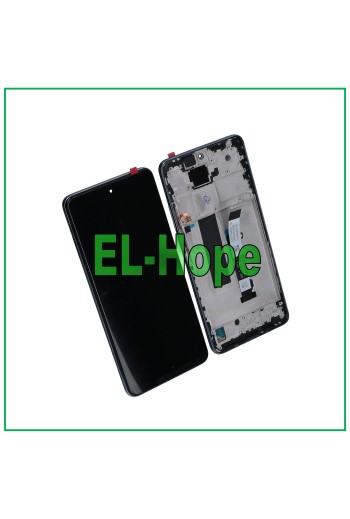 DISPLAYRAHMEN LCD FÜR XIAOMI MI 10T LITE M2007J17G TOUCHSCREEN MONTIERTER SCHWARZER