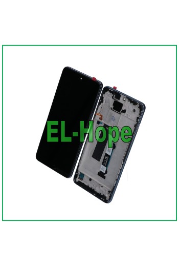 DISPLAYRAHMEN LCD FÜR XIAOMI MI 10T LITE M2007J17G TOUCHSCREEN MONTIERTER SCHWARZER
