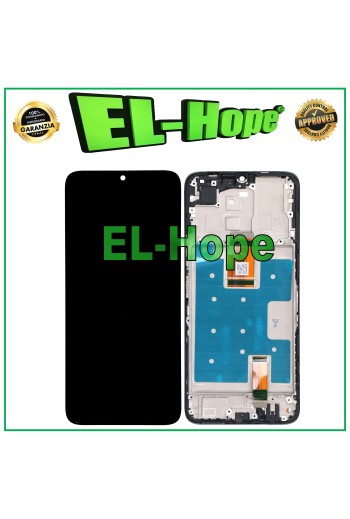 LCD-DISPLAY + RAHMEN FÜR HONOR X6A WDY-LX1 TOUCHSCREEN GLASBILDSCHIRM SCHWARZ