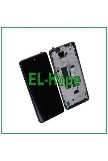 LCD-DISPLAY + RAHMEN FÜR XIAOMI REDMI NOTE 9 PRO 5G 2020 TOUCH MONTIERT SCHWARZ
