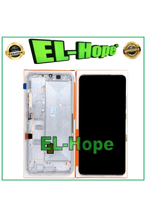 TOUCH-LCD-DISPLAY + RAHMEN ORIGINAL XIAOMI MI NOTE 10 LITE M2002F4LG SILBER