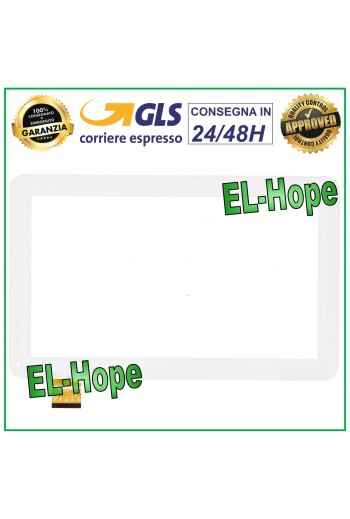 TOUCHSCREEN-GLAS Fourel E@syTab 1008G 3G Tablet 10.1 ORIGINAL WEISS