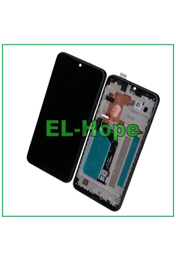 LCD-DISPLAY + RAHMEN FÜR NOKIA 7.2 TA-1193 1178 1196 1181 TOUCHSCREEN SCHWARZES GLAS