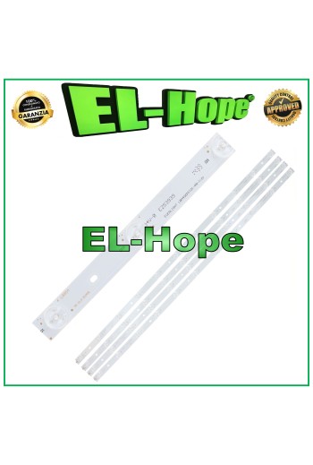 KIT 4 BARS 11 LED TV 40  HISENSE LB854 LBM400P1101-AR-1-0 94V-0 E253939 L805mm