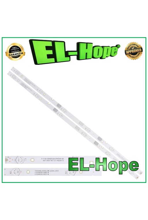 KIT 2 BARS 6 LED TV 32  HISENSE SVH320AQ9_REV00_RJW1 JL.D32061330-003BS-M (CS)M