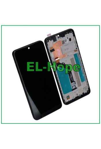 LCD-DISPLAY + RAHMEN FÜR NOKIA 6.2 TA-1198 1200 1187 1201 TOUCHSCREEN SCHWARZES GLAS