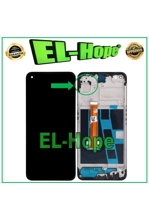 LCD-DISPLAYRAHMEN FÜR OPPO A92 CPH2059 TOUCHSCREEN-MONITORGLAS SCHWARZ LCD-DISPLAYRAHMEN FÜR OPPO A92 CPH2059 TOUCHSCREEN-MONITORGLAS SCHWARZ
