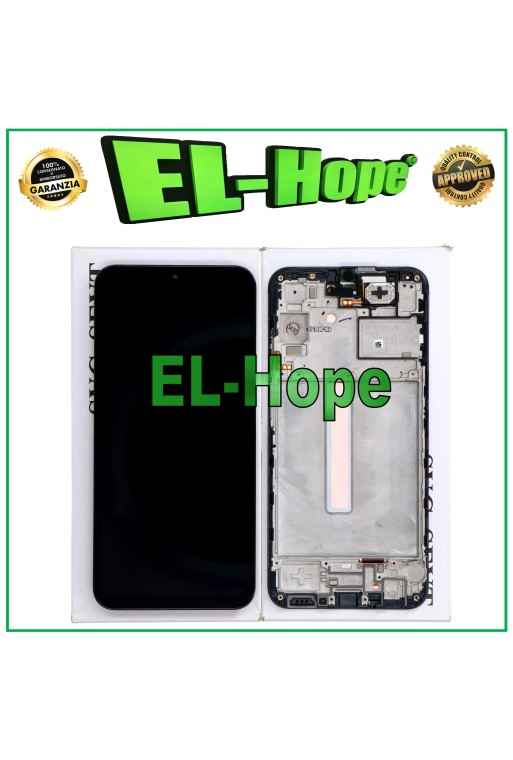 100 % ORIGINAL LCD-RAHMENDISPLAY SAMSUNG GALAXY A25 5G 2023 SM-A256 TOUCHSCREEN