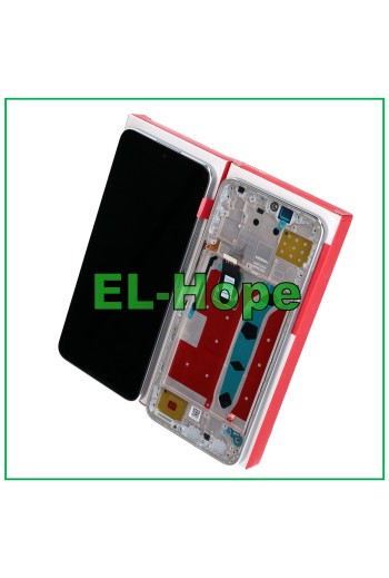 DISPLAYRAHMEN TOUCH GLEICH ORIGINAL SERVICE HONOR X8 4G TFY-LX1 L026 SILBERGLAS