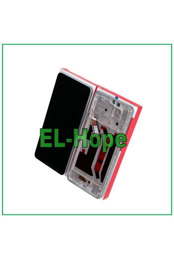 TOUCH LCD-RAHMENDISPLAY GLEICH ORIGINALSERVICE HONOR X9 5G ANY-NX1 SILBERGLAS