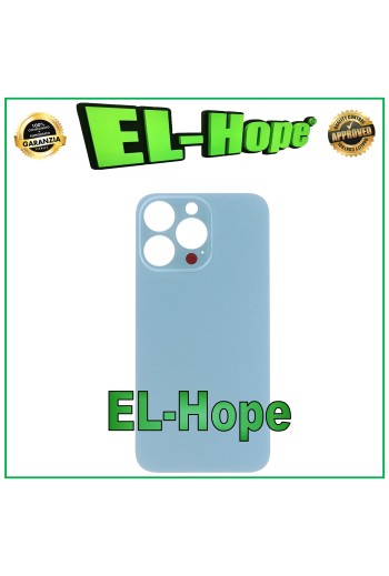 GLASRÜCKSEITE BATTERIEABDECKUNG FÜR IPHONE 13 PRO BIG HOLE SIERRA BLAU