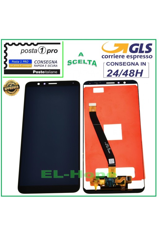 LCD-DISPLAY FÜR HUAWEI HONOR 7X BND-L21 BND-TL10 AL10 TOUCHSCREEN SCHWARZES GLAS