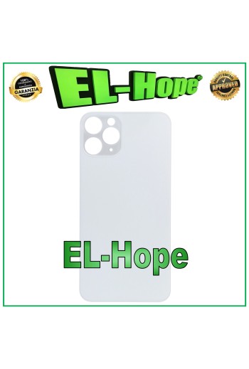 GLAS RÜCKSEITE BATTERIE ABDECKUNG FÜR IPHONE 11 PRO COVER BIG HOLE SILBER