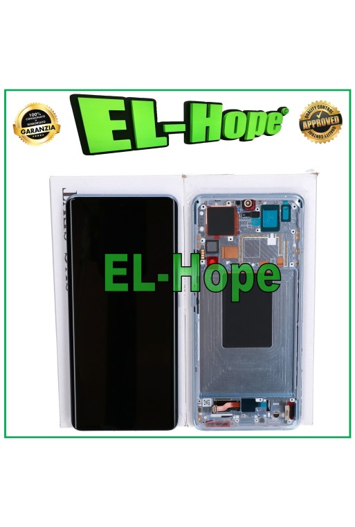 100 % ORIGINALSERVICE LCD-DISPLAY XIAOMI MI 12 PRO 2022 TOUCHSCREEN-RAHMEN BLAU