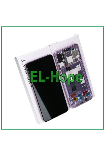 LCD-DISPLAY + ORIGINALRAHMEN SERVICE XIAOMI MI 9 M1902 F1G F1A F1T TOUCH LILA