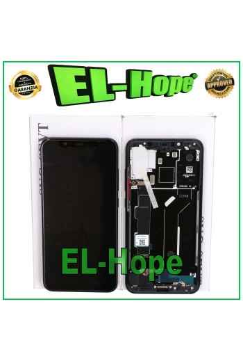 ORIGINAL TOUCH LCD RAHMEN DISPLAY RAHMEN XIAOMI MI8 MI 8 M1803E1A M1803E1C SCHWARZ