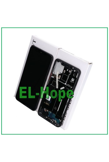 ORIGINAL TOUCH LCD RAHMEN DISPLAY RAHMEN XIAOMI MI8 MI 8 M1803E1A M1803E1C SCHWARZ