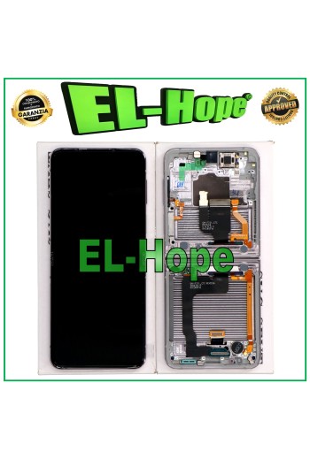 ORIGINAL LCD-TOUCH-DISPLAY SAMSUNG GALAXY Z FLIP 4 5G SM-F721B SILBER WEISS 