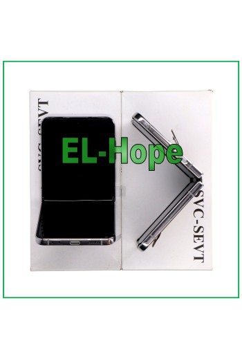 ORIGINAL LCD-TOUCH-DISPLAY SAMSUNG GALAXY Z FLIP 4 5G SM-F721B SILBER WEISS 