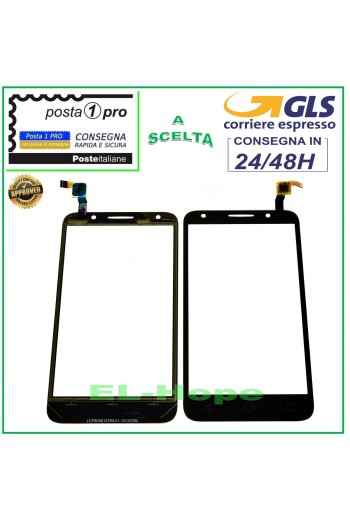 TOUCHSCREEN-GLAS ALCATEL Pixi 4 5.0  5045 5045X DIGITIZER SCHWARZES GLAS