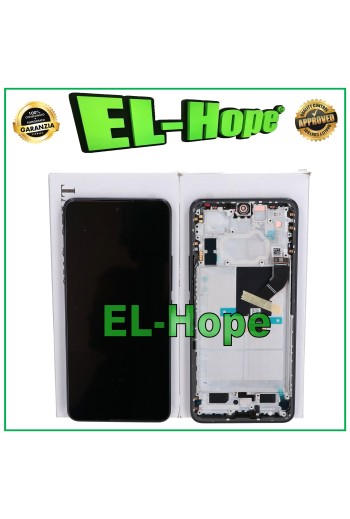 ORIGINAL SERVICE RAHMEN DISPLAY XIAOMI MI 12 LITE 5G 2203129G TOUCHSCREEN SCHWARZ