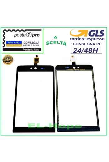 TOUCHSCREEN-GLAS WIKO RAINBOW JAM 3G DIGITIZER SCHWARZ SLIDE 5.0