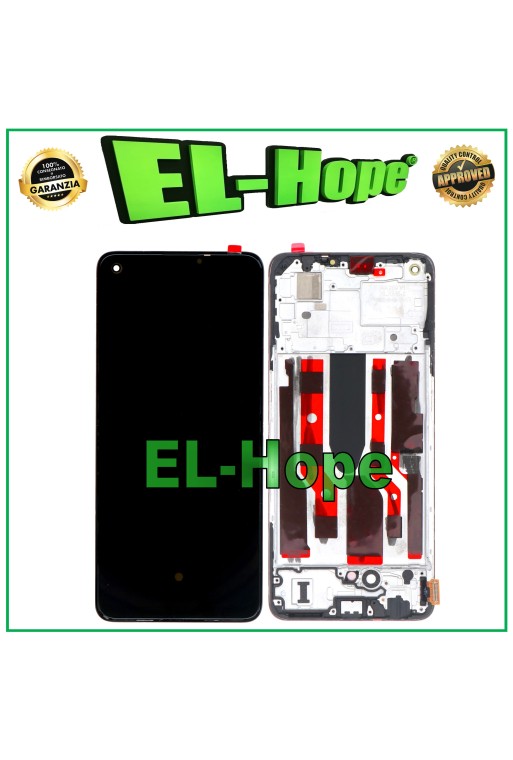 OLED-LCD-DISPLAY + RAHMEN FÜR OPPO RENO 8 LITE CPH2343 TOUCHSCREEN SCHWARZES GLAS