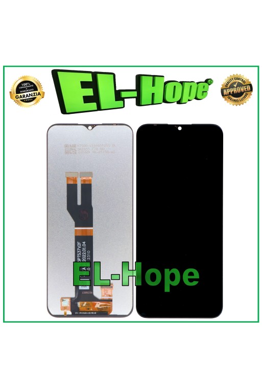 LCD-DISPLAY FÜR ZTE BLADE A52 LITE TOUCHSCREEN GLASBILDSCHIRM MONTIERTER SCHWARZER