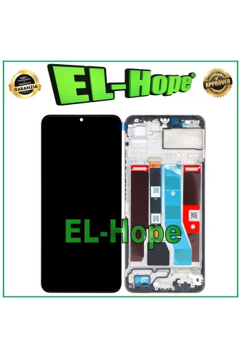 LCD-DISPLAY + RAHMEN FÜR OPPO REALME C51 RMX3830 TOUCHSCREEN GLASBILDSCHIRM SCHWARZ