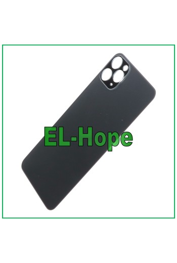 RÜCKSEITE GLAS FÜR IPHONE 11 PRO MAX COVER BIG HOLE SPACE GREY